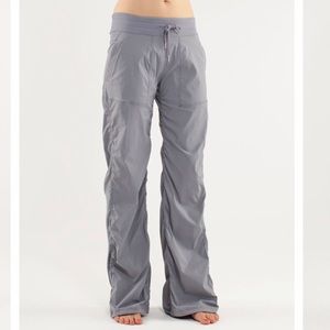 Lululemon Dance Studio Pants in light gray